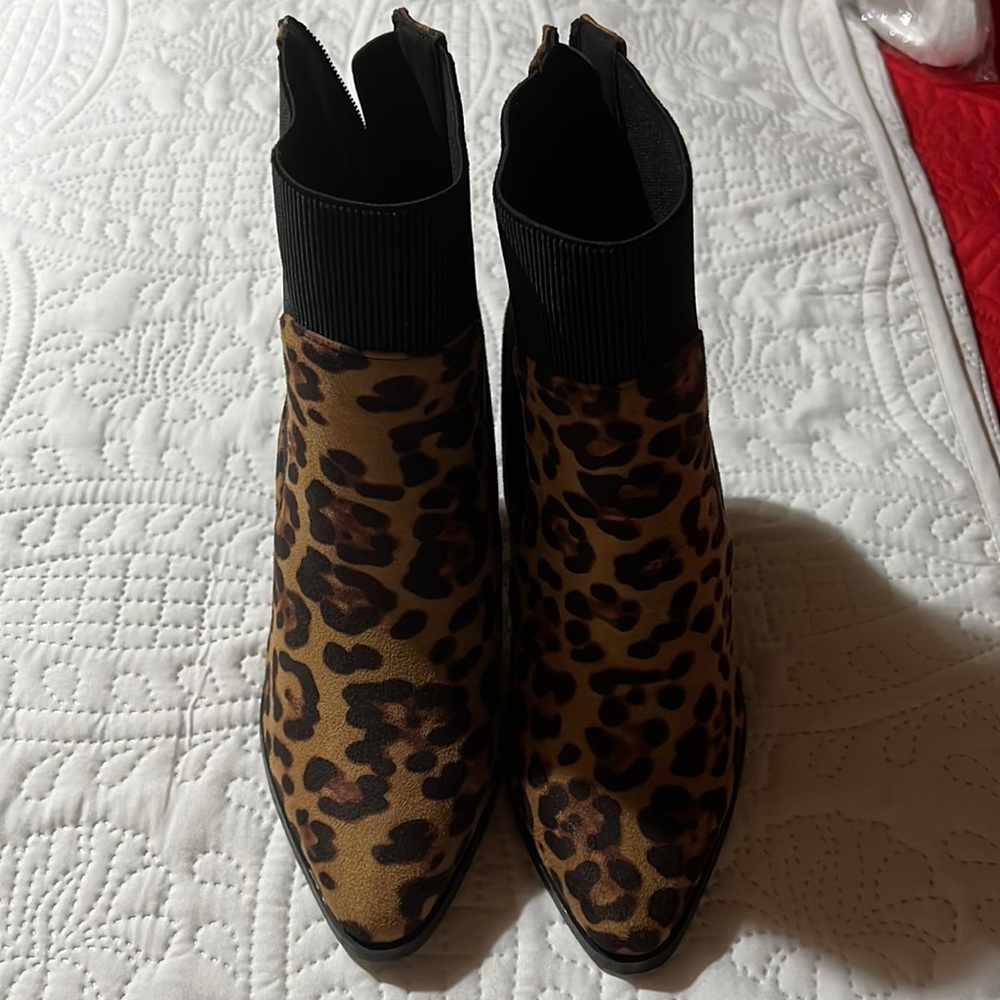 Leopard Elastic Boot